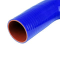 HPS Performance 1/4 ID High Temp 4-ply Reinforced Silicone 45 Degree Elbow Coupler Hose Blue (6.5mm ID)