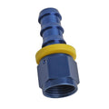Fragola -10AN Push-Lite End Straight - Blue