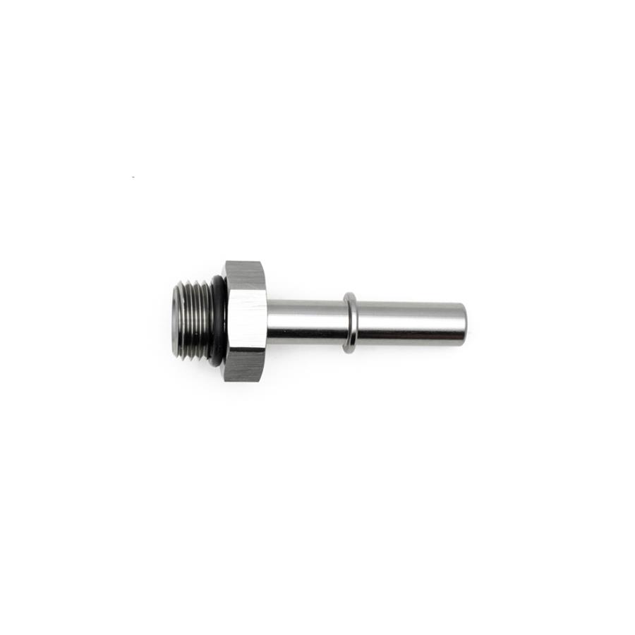DeatschWerks 6AN ORB Male to 5/16 Male EFI Quick Connect Adapter (incl O-Ring)