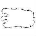 Fel-Pro Jeep Grand Cherokee Engine Oil Pan Gasket Set 17 Bolt Hole One Piece Gasket