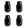 14MM X 1.50 ACORN EXTRA LONG BLACK CHROME (3/4IN HEX) LUG NUTS 4 BAGGED