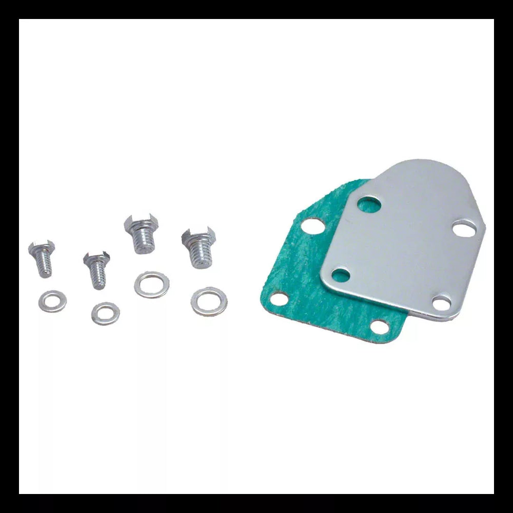 SBC Fuel Pump Block Off Plate
