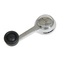 Window Crank Handle Left Or Right Chrome For Use w/Hard Doors Screw Included Sold Individually 1976-1983 CJ5 1976-1986 CJ7 1981-1986 CJ8 Scrambler And 1987-1991 Wrangler YJ OMIX