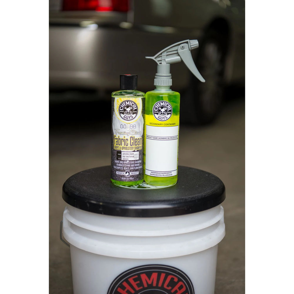 Chemical Guys Foaming Fabric Clean Carpet/Upholstery Shampoo & Odor Eliminator - 16oz