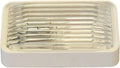 RECTANGLE PORCH/WHITE W/AMBER/CLR L
