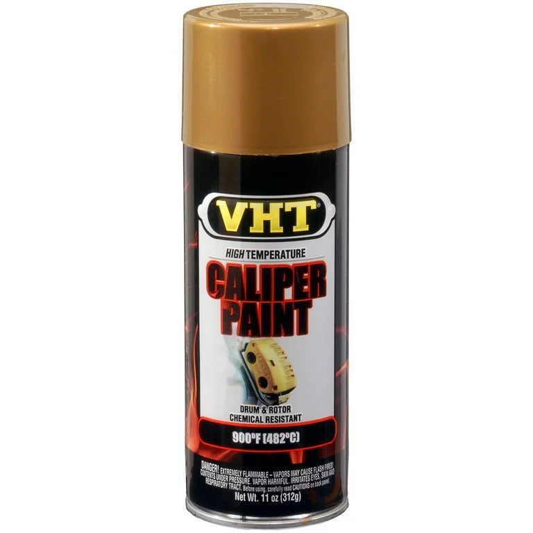 HIGH TEMPERATURE CALIPER PAINT; GOLD; 11 OZ. AEROSOL