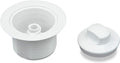 2IN TUB STRAINER W/THREADED STOPPER PW