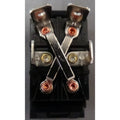 SWITCH DPDT (ON)-OFF-(ON) BLACK