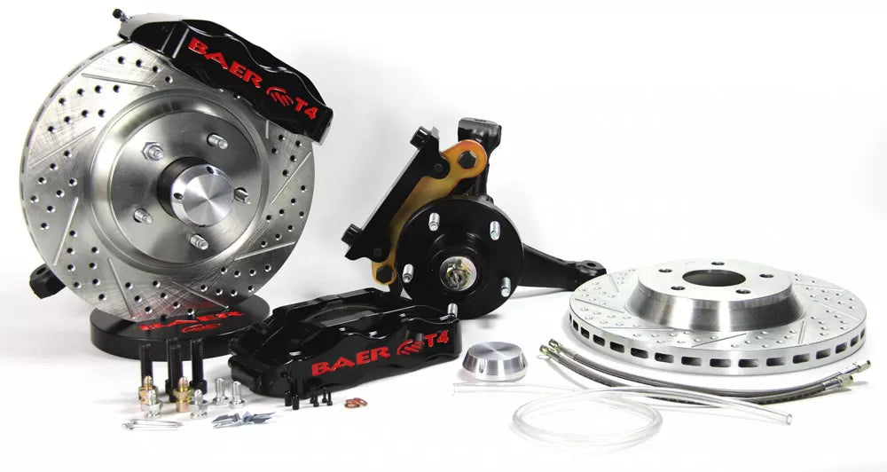 13" Track4 Brake Sys FF Blk 82-92 F-body