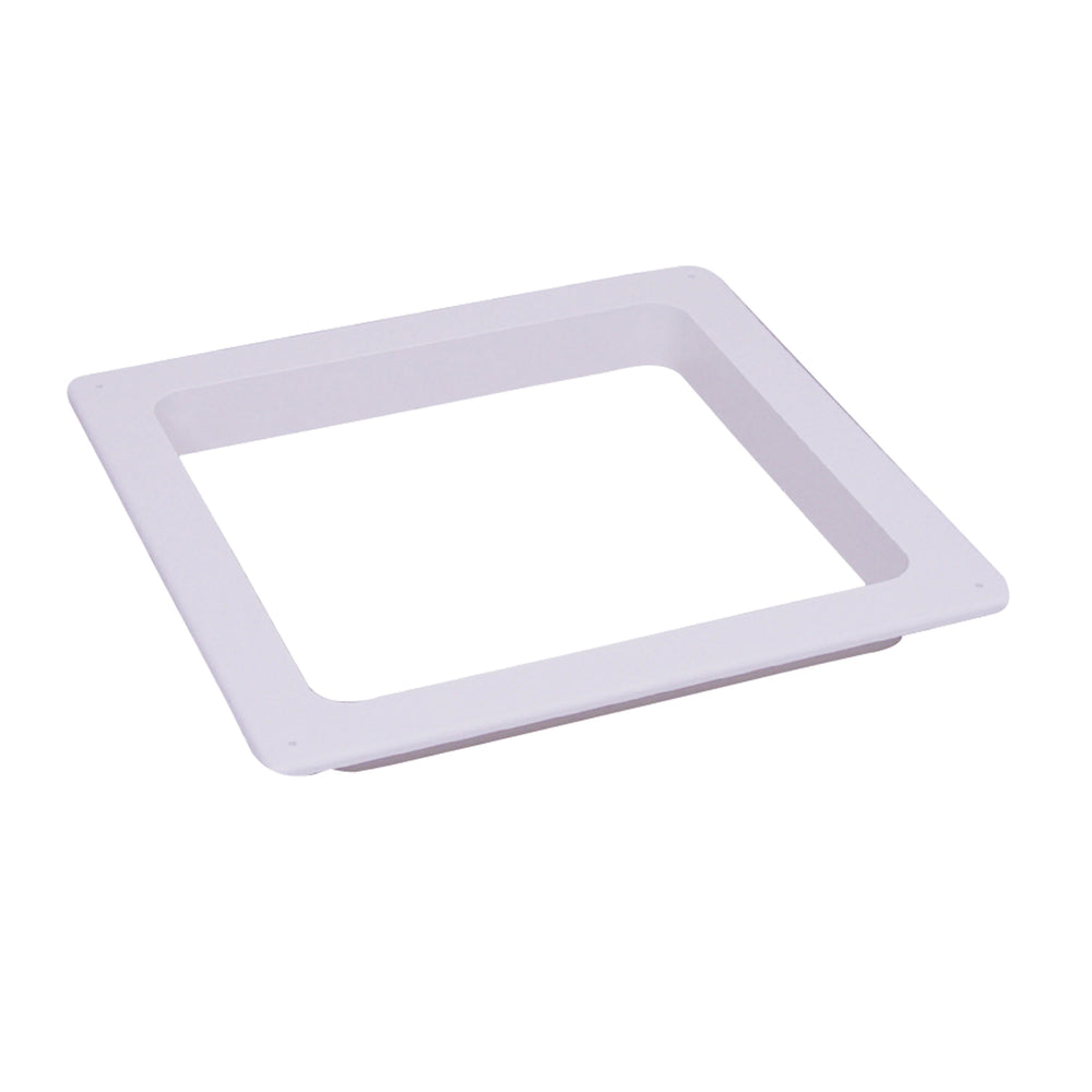 5' WHITE RADIUS CORNER GARNISH