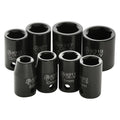 8PC 3/8IN DR MET IMPACT SKT SET