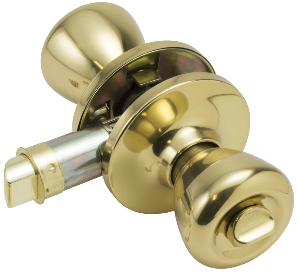 LOCKSET KNOB C3 PRIVACY BRASS