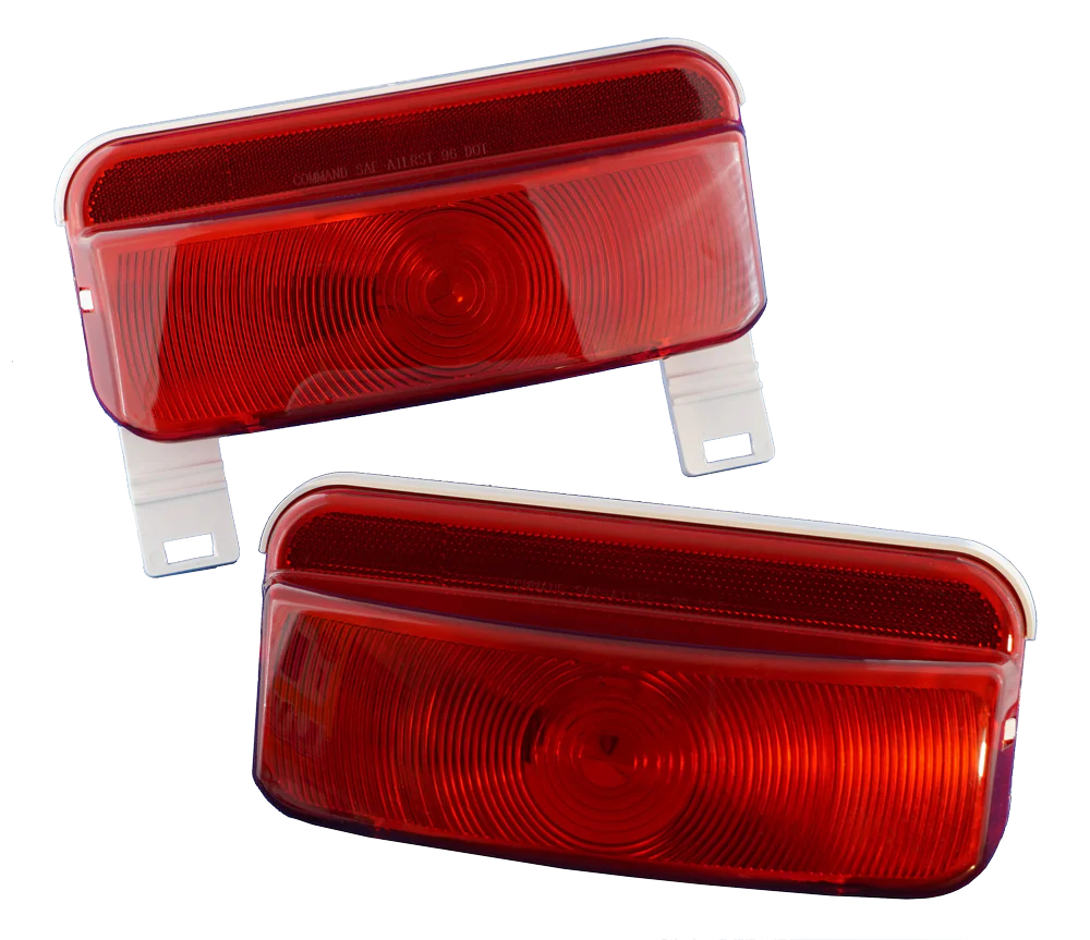 CLEAR REPLACEMENT LICENSE PLATE LENS FOR COMMAND RPLCMNT STOP/TURN/TAIL LIGHTS
