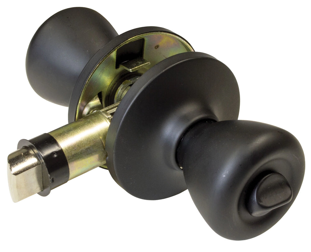LOCKSET KNOB C3 PRIVACY MATTE BLACK