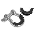Daystar D-Ring Shackle Isolator Black Pair