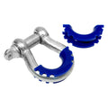 Daystar D-Ring Shackle Isolator Blue Pair