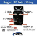 WATERPROOF ROCKER SWITCH FOR MAC HE