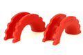 Daystar D-Ring Shackle Isolator Red Pair
