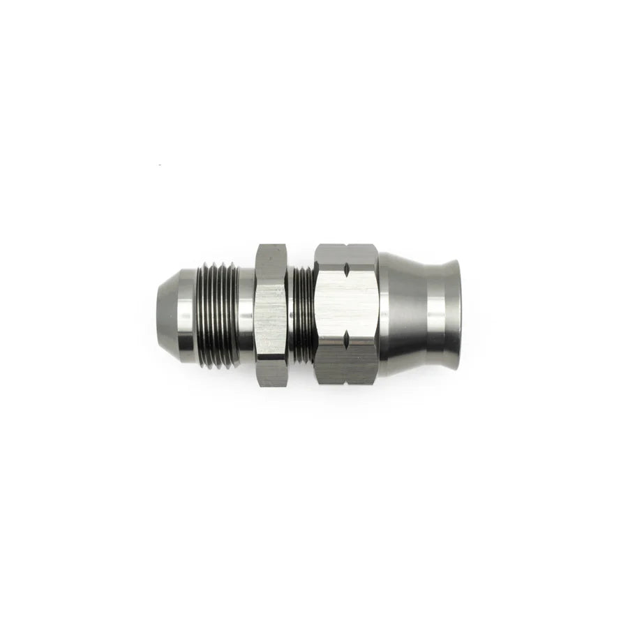 DeatschWerks 8AN Male Flare to 1/2 Hardline Compression Adapter (incl 1 Olive Insert)