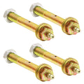 Greasable Bolt w/Hardware 7/16 Inch Thread X 3 1/4 Inch Long Each RockJock 4x4