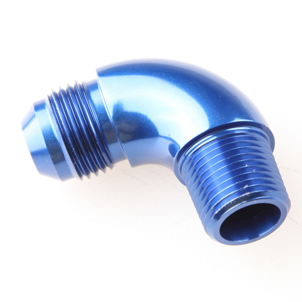 #3 to 1/8 NPT 90 Deg Gauge Adapter