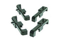 Prothane Chevy Corvette C5 Radiator Insolators - Red