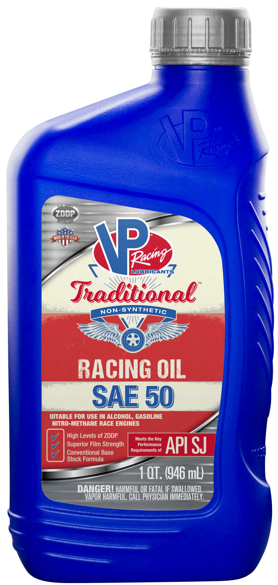 SAE 50 VP TRADITIONAL NONSYNTHETIC RACING OIL