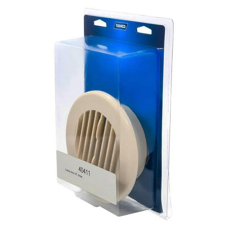CEILING VENT A/C FIXED LOUVERS BEIGE
