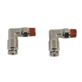 1/8 NPT(M) TO 1/4 AIRLINE 90 DEGREE SWIVEL ELBOW FITTING (2 PCS) DOT APPROVED