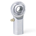 QA1 C Series 2-Pc Rod End - Female/Left Hand - .625in Bore x 5/8-18 w/Zerk - Carbon Steel