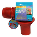 EZ COUPLER UNIVERSAL SEWER ADAPTER RED CARDED