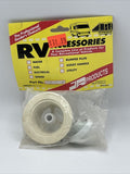 2IN TUB STRAINER W/THREADED STOPPER POLAR WHITE