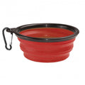COLLAPSIBLE SILICONE BOWL (1L) RED/BLACK