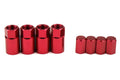 Wheel Mate Aluminum TPMS Valve Stem Cover - Red Anodize
