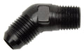 Russell Performance -6 AN MALE X 1/8in NPT MALE 45 DEG (Red)