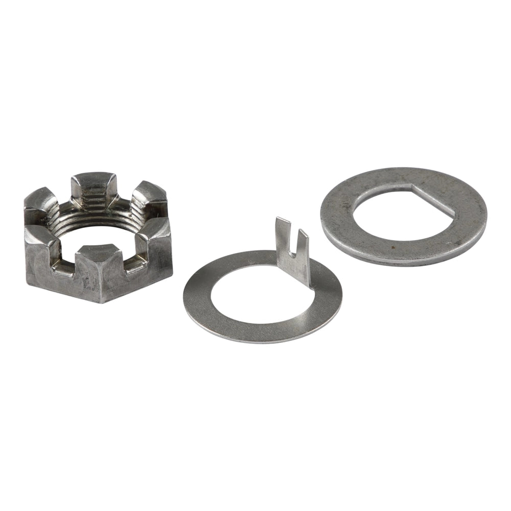 SPINDLE NUT KIT 22004400LB AXLES 1IN14 THREAD SIZE DFLAT & TANG WASHER