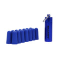 7 PAIRS YELLOW FOAM PLUG W/ORANGE ALUMINUM CARRY CANISTER