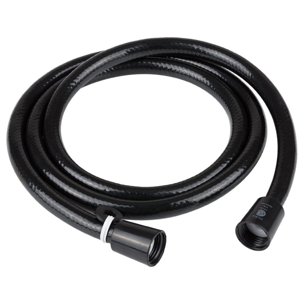60IN VINYL RV SHOWER HOSE MATTE BLACK