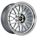 BBS LM 20x12 5x130 ET72 CB71.6 Diamond Silver Wheel w/ Diamond Cut Machined Lip