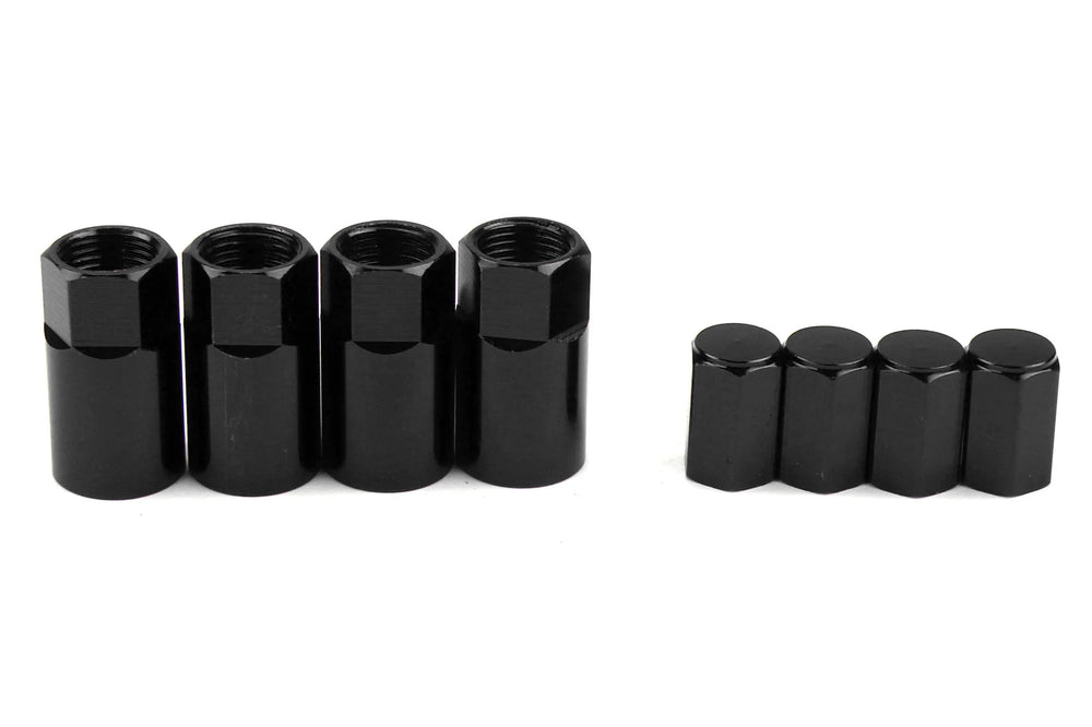 Wheel Mate Aluminum TPMS Valve Stem Cover - Black Anodize