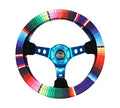 NRG Steering Wheel Cover - Red Stretch Micro Fiber w/ NRG Tag