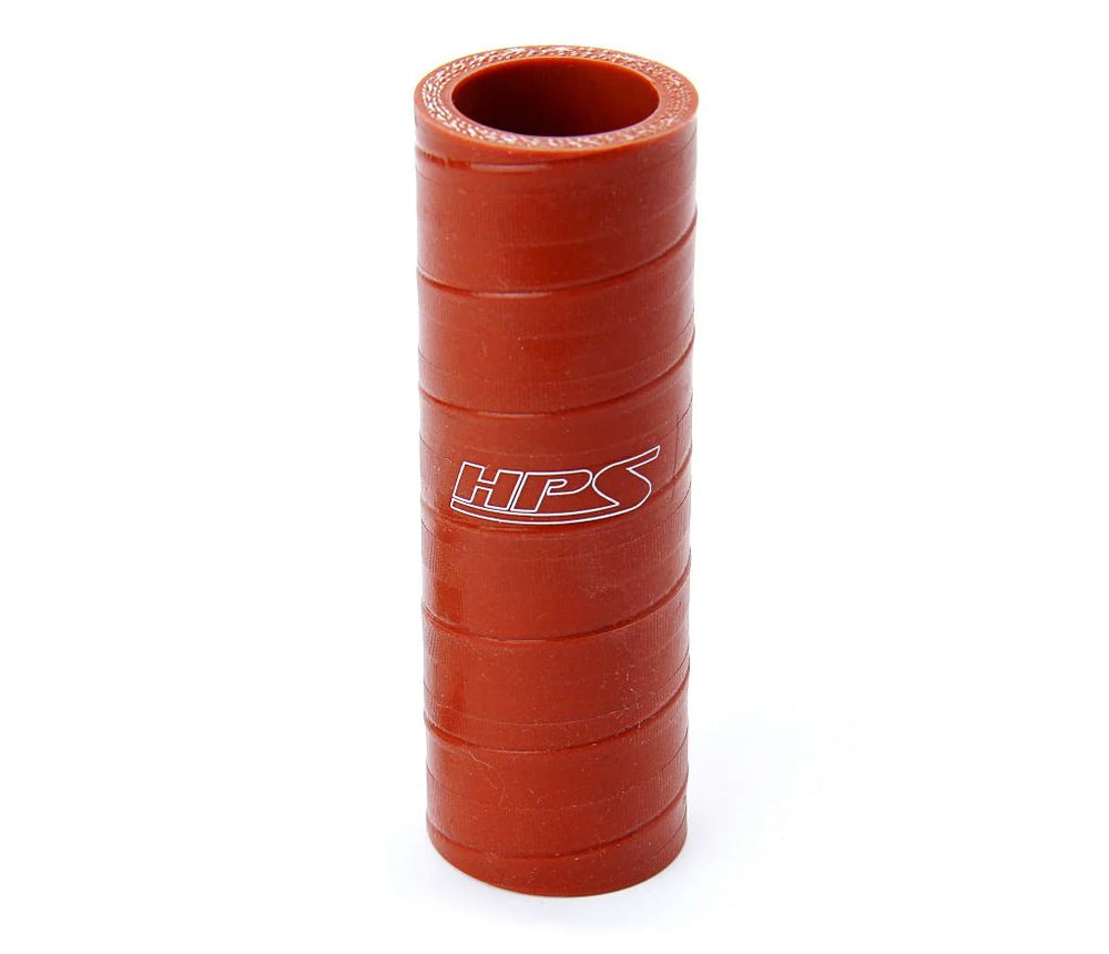 HPS Performance 1 ID 4 Long High Temp 4-ply Aramid Reinforced Silicone Straight Coupler Hose Orange (25mm ID 102mm Length)