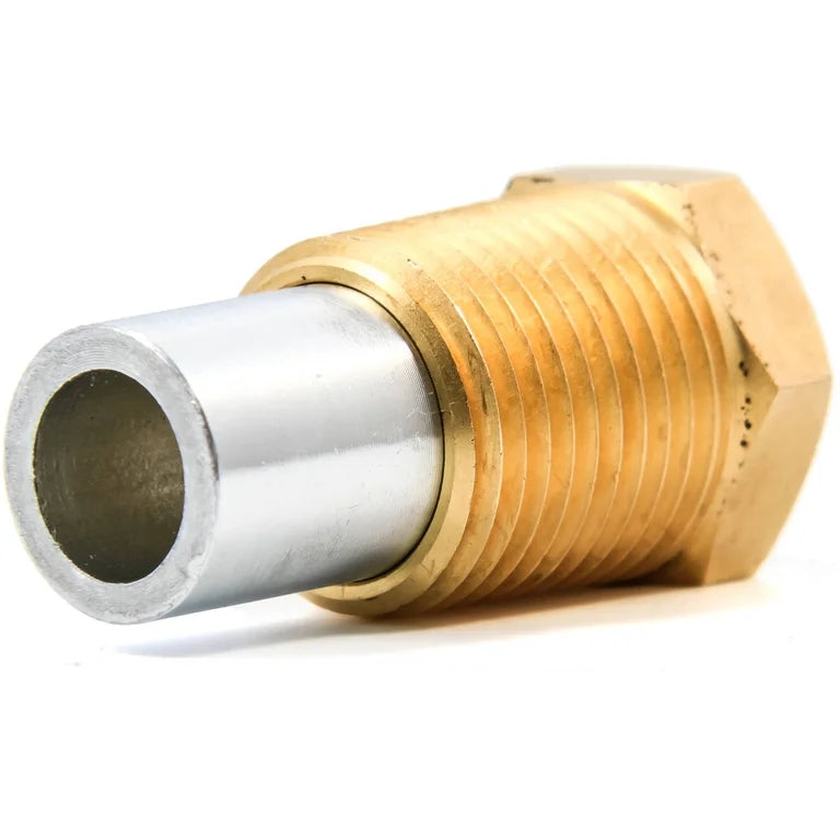 HYBRID HEAT REPLACEMENT BUSHING W/FLOWTHROUGH ANODE 1/2IN