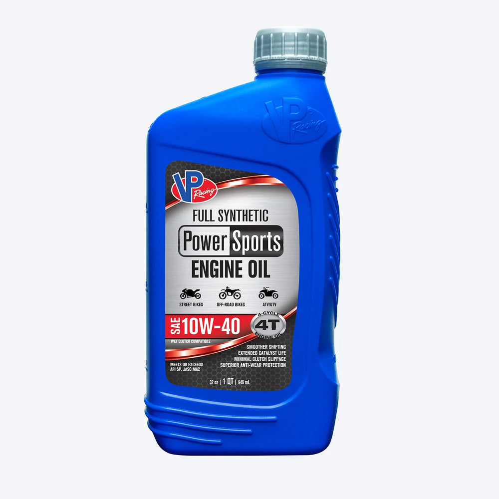 VP 4T POWERSPORTS FULL SYNTHETIC ENGINE OIL SAE 10W40 1 QT