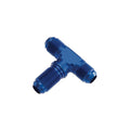 04 MALE AN/JIC BULKHEAD TEE (BULKHEAD ON SIDE) BLUE