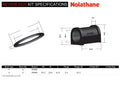Sway bar - mount and link bushings 4 Bushings