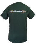 HOT ROD PINSTRIPE T-SHIRT - GREEN