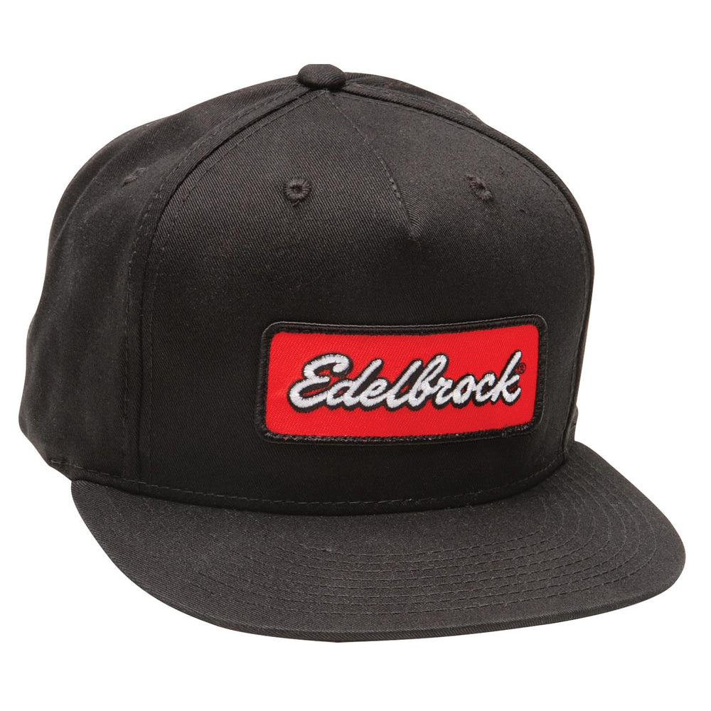 HAT, BADGE PATCH SNAPBACK BLACK