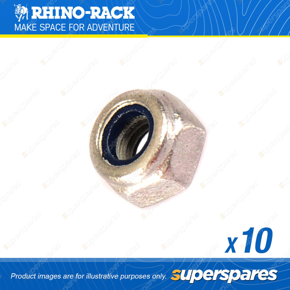 M6 NYLOC NUT (GALVANISED) (X10)