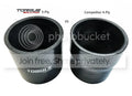 Torque Solution Transition Silicone Coupler: 2.75 inch to 3 inch Black Universal